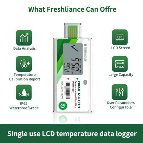 Temperature & Humidity Data Logger – Fresh Tag 10TH
