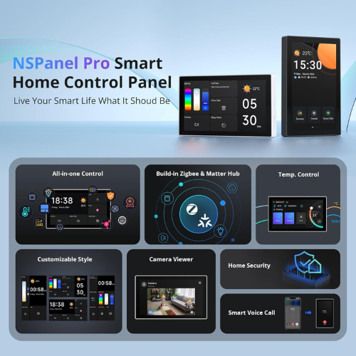 smart home control panal NS Panel 120pb