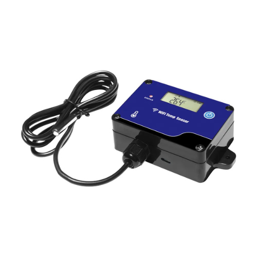 wifi smart temperature data logger with external probe & alarm