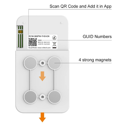 the wifi temperature & humidity data logger with dual probe rcw 360plus