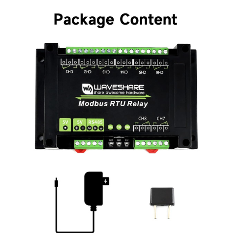 WAVESHARE MODBUS RTU IO 8CH